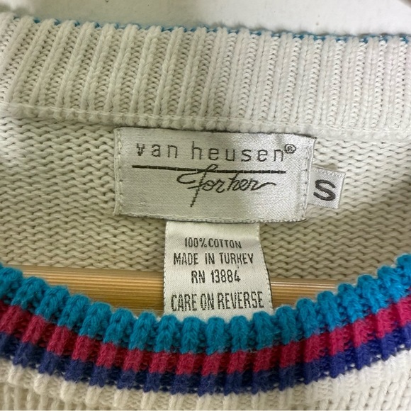 Van Heusen For Her Vintage Ladies Golf Crew Neck Sweater Size Small - Picture 8 of 9